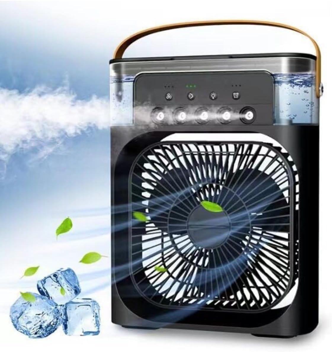 Mini Ventilador Aire Acondicionado Led