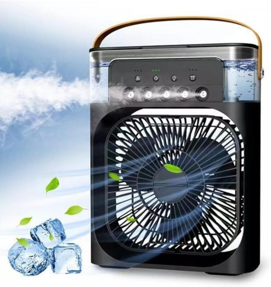 Mini Ventilador Aire Acondicionado Led